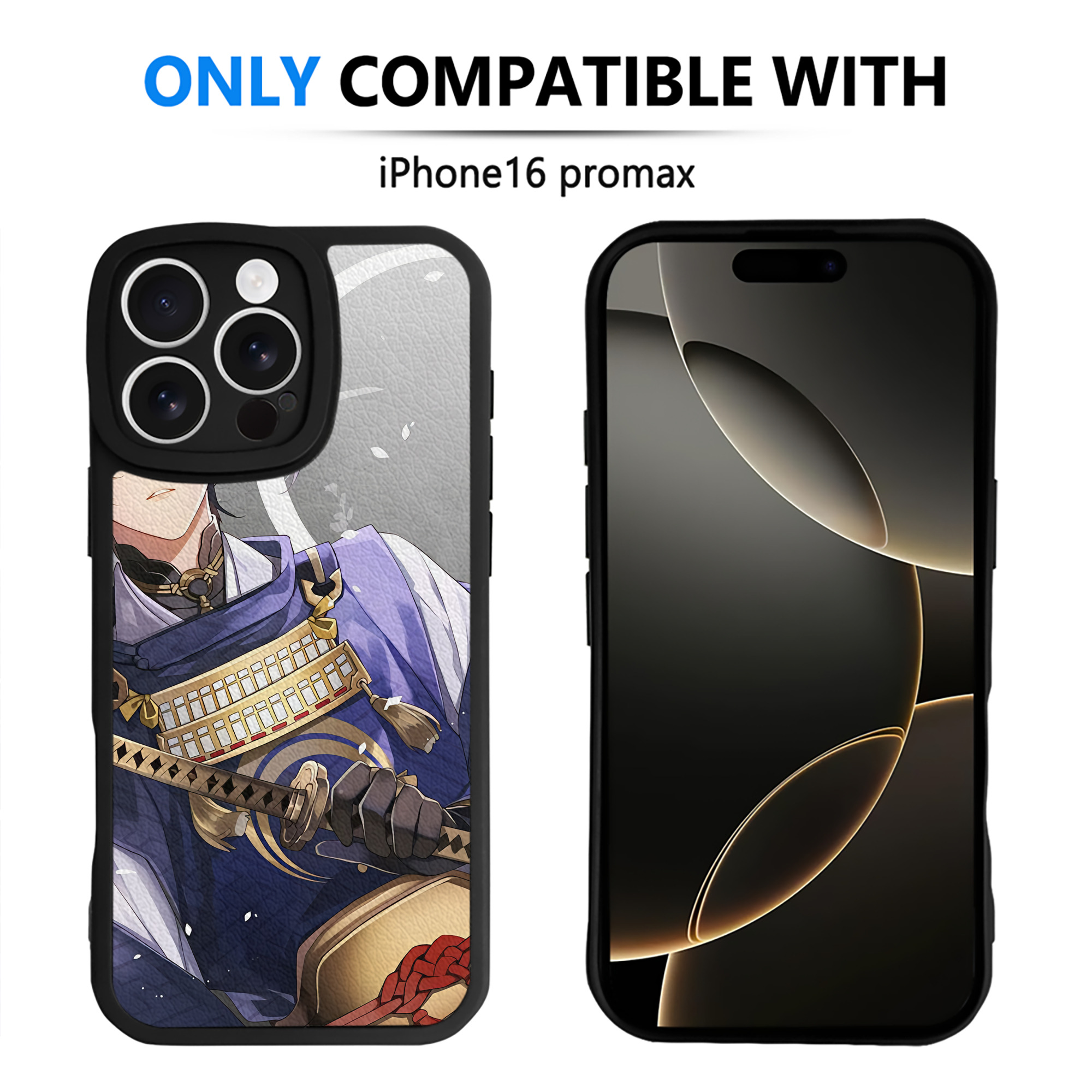 （画像用） 刀剣乱舞 Touken Ranbu 【iPhone 16シリーズ対応】シリコンスマホケース（レザー調） 材質：シリコン